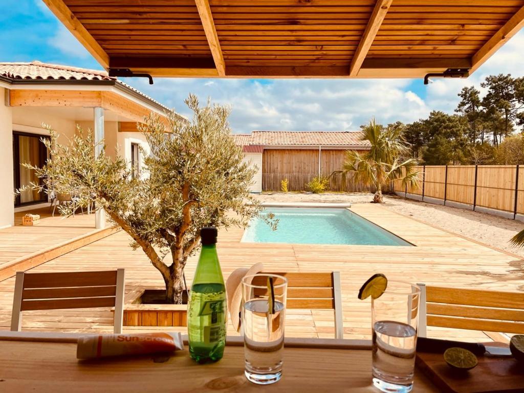 Villashomeclet - Villa Palm Beach Vensac Bagian luar foto