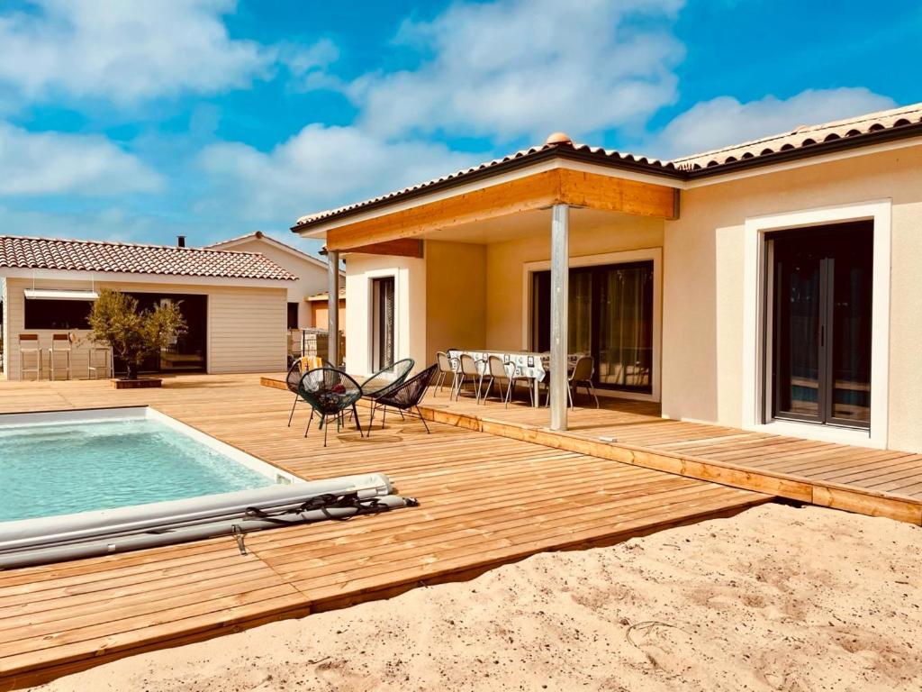 Villashomeclet - Villa Palm Beach Vensac Bagian luar foto