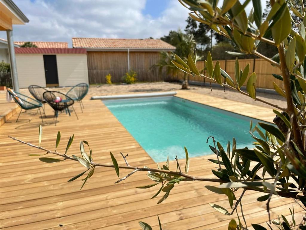 Villashomeclet - Villa Palm Beach Vensac Bagian luar foto